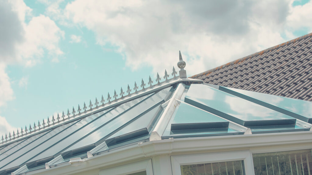 turquoise conservatory roof panels